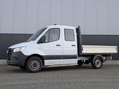 Financial Leas Mercedes-Benz Sprinter DUBBELE CABINE OPEN LAADBAK CLIMA CRUISE TREKHAAK 6 ZITPLAATSEN EURO 6