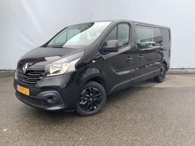 Financial Leas Renault Trafic 1.6 dCi T29 L2H1 Dub Cab 5 Zits Airco Cruise Navi Trekhaak 2000 kg Dub Schuif Deur