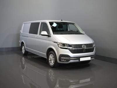 Financial Lease Volkswagen Transporter T6.1 2.0 TDI 150 pk DSG Aut. L2 DC Dubbel Cabine Highline BPM VRIJ! Adapt.Cruise
