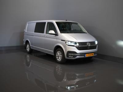 Financial Leas Volkswagen Transporter T6.1 2.0 TDI 150 pk DSG Aut. L2 DC Dubbel Cabine Highline BPM VRIJ! Adapt.Cruise
