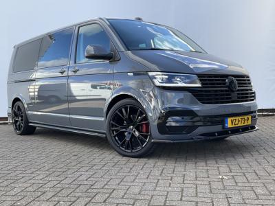 Financial Leas Volkswagen Transporter 6-Pers 2.0 TDI L2H1 DC 28 Highline Bulli Leer Cam Trekhaak Lang Caravelle 6 Persoons