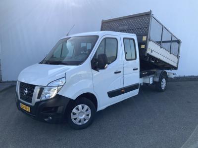 Financial Leas Nissan NV400 2.3 dCi L3H1 Dub Cab 3 Zijde Kipper Airco Bakmaat L.310