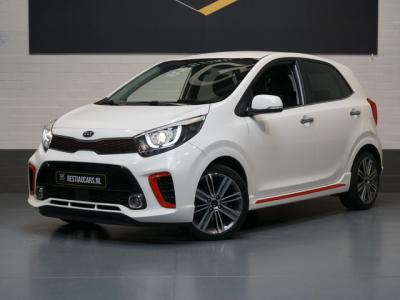 Financial Leas Kia Picanto 1.0 T-GDI GT-Line ACC-CAMERA-CARPLAY-CLIMA-CRUISE-DAB-FULL LED-KEYLESS-LEDER-NAVIGATIE-STOEL STUURVERWARMING-XENON