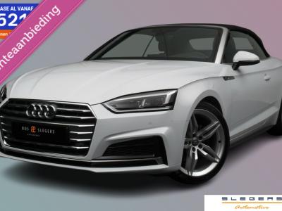 Financial Lease Audi A5 Cabriolet - 2.0 TFSI 190pk S-tronic S-Line Edition zeer mooie auto Leer