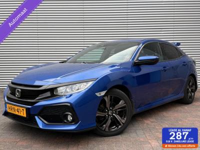 Financial Leas Honda Civic 1.0 i-VTEC Autom Cruise Led Carplay Camera 2018 Eerste Eigenaar Vol Opties Perfecte Staat