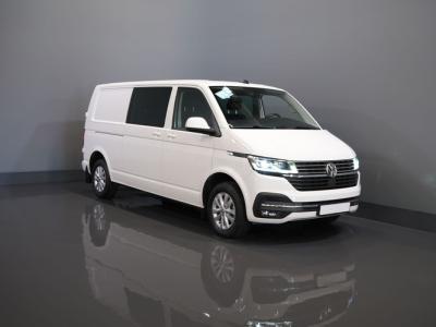 Financial Lease Volkswagen Transporter 2.0 TDI 150 pk Aut. L2 DC Dubbel Cabine BPM VRIJ! Ready2Go 2xSchuifdeur