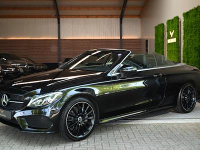 Financial Leas Mercedes-Benz C-Klasse Cabrio 180 Premium Plus AMG Styling - Night Edition - Airscarf - Leer - Camera - Stoelverwarming -