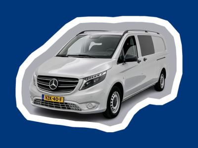 Financial Leas Mercedes-Benz Vito 114 CDI DC Extra Lang Dubbele Cabine Led koplampen Trekhaak Apple Carplay