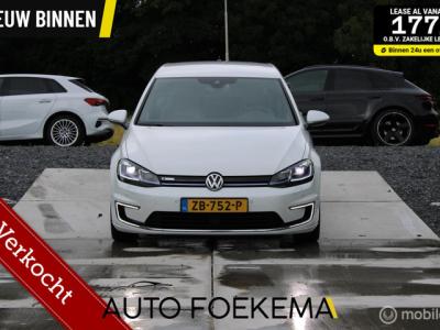 Financial Leas Volkswagen e-Golf VIRTUAL DASHBOARD APPLE CARPLAY LEDER LMV