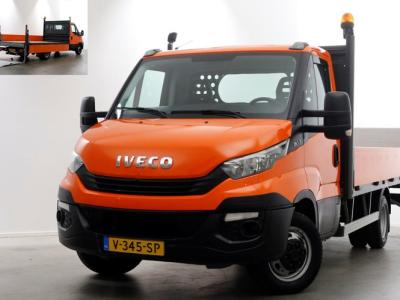 Financial Lease Iveco Daily 35C14 136pk Euro6 Open Laadbak met laadklep en trekhaak 3500kg 10-2018