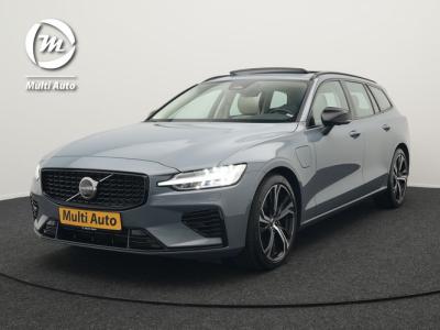 Financial Lease Volvo V60 T8 AWD Plus Dark Plug In Hybrid Thunder Grey 390pk Dealer O.H. Long Range