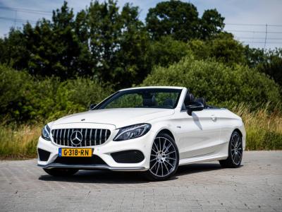 Financial Leas Mercedes-Benz C-Klasse Cabrio C43 AMG 367PK Speedshift 4MATIC Burmester Stoelkoeling Airscarf Sportuitlaat Memory