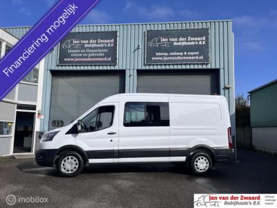 Financial Leas Ford Transit 350 2.0 TDCI Euro 6 L3H2 Ambiente Dubbele Cabine Navi Airco Ceuise control Trekhaak