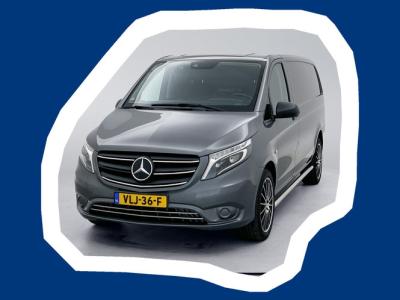 Financial Lease Mercedes-Benz Vito 116 CDI Lang Dealer Onderhouden Led Adaptieve cruisecontrol Betimmering Parkeersensoren Selenietgrijs