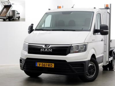 Financial Leas MAN TGE 5.180 2.0 177pk E6 L2H1 Kipper Dubbel Lucht Trekhaak 3500kg 06-2018