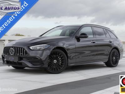 Financial Leas Mercedes-Benz C-Klasse Estate 300E AMG-Line - C63 AMG LOOK - TREKHAAK- 360 CAMERA - ELEKTRISCHE STOELEN - STOEL-STUUR VERWARMING -