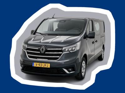 Financial Lease Renault Trafic 2.0 Blue dCi 130 T29 L2H1 Advance DC 2x Schuifdeur Led Dubbele cabine Betimmering Trekhaak Camera Lichtmetaal Parkeersensoren Ca