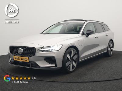 Financial Leas Volvo V60 T6 Recharge AWD LONG RANGE Plus Dark PHEV 350pk Dealer O.H.