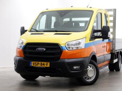 Financial Leas Ford Transit 350 2.0 TDCI 130pk D.C. Trend Open Laadbak Trekhaak 3000kg 08-2022