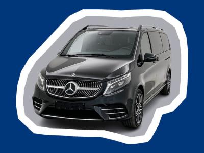 Financial Leas Mercedes-Benz V-Klasse 300d L3 DC 4-Matic Avantgarde AMG-Line Vol opties Dubbele cabine Airmatic Stoelventilatie Nappa leder Extra Lang