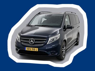 Financial Leas Mercedes-Benz Vito 116 CDI Lang DC Comfort Dubbele cabine Climate control Navigatie Camera Leder Led Stoelverwarming