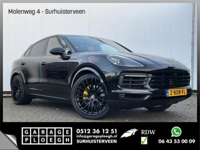 Financial Lease Porsche Cayenne Coupé 3.0 E-Hybrid PHEV 360° Pano SportChrono Luchtvering Bose Carplay Leer Memory UITSTRALING!
