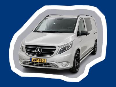 Financial Leas Mercedes-Benz Vito 119 CDI Extra Lang DC Dubbele schuifdeur Led Navigatie Dubbele cabine Stoelverwarming Climate control