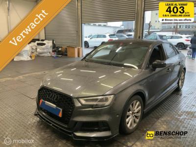 Financial Leas Audi A3 Limousine 35 TFSI S-line S3 Panodak RS Kuipstoelen B&O Virtual Navi Carplay Maxton