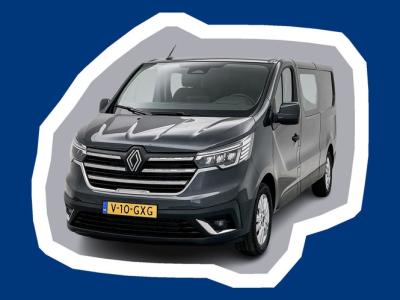 Financial Leas Renault Trafic 2.0 Blue dCi 130 T29 L2H1 Advance DC Led Dubbele cabine Trekhaak Camera Lichtmetaal Parkeersensoren Carplay