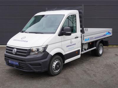 Financial Lease Volkswagen Crafter 180pk Dubbellucht 4x4 Oberaigner 4Motion AWD Dubbellucht Open laadbak Trekhaak Cruise control Stoelverwarming Apple Carplay