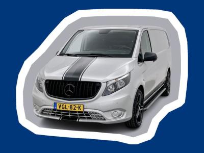 Financial Lease Mercedes-Benz Vito 111 CDI Lang Navigatie Trekhaak Lichtmetaal Camera Striping Betimmering Sidebars
