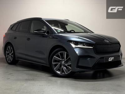 Financial Leas Škoda Enyaq iV 60 Sportline SOH 87% Carplay Camera Sfeerver. Stoel
