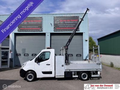 Financial Leas Renault Master opel movano T35 2.3 DCI Open laadbak Hydraulische kraan Pick up EURO 6