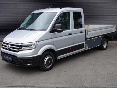 Financial Lease Volkswagen Crafter 180pk Automaat Dubbellucht Open laadbak LED Trekhaak Dubbele cabine Cruise control Navigatie