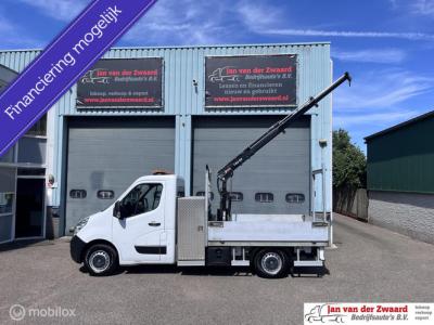 Financial Leas Renault Master open laadbak hydraulische kraan Pick up EURO6