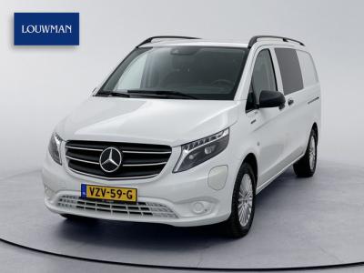 Financial Lease Mercedes-Benz eVito Lang 66 kWh DC 266km WLTP Dubbele cabine Led Schuifdeur L+R 5-zitplaatsen Navigatie Camera Snelladen