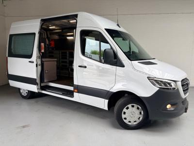 Financial Leas Mercedes-Benz Sprinter Automaat Servicewagen 316 2.2 CDI 160PK L2H2 euro6 Victron V230 Standkachel Trekhaak 3500KG! RIJKLAARPRIJS