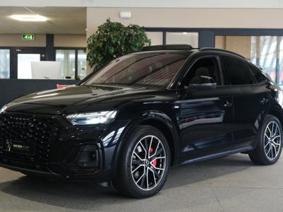 Financial Leas Audi Q5 Sportback 55 TFSI e quattro 367PK 2x S-line SOH 100% RS- Stoel Pano Leder Luchtvering PDC CAM Trekhaak