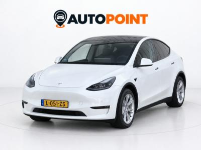 Financial Lease Tesla Model Y Long Range AWD 75 kWh Trekhaak SOH 89% DEALER OND 1 EIG