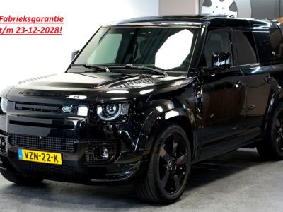 Financial Leas Land Rover Defender 5.0 P525 110 V8 GRIJS KENTEKEN!! PANORAMADAK + MERIDIAN SURROUND + MATRIX LED + BODYKIT + STOELVERWARMING&-KOELING + STUURVERWAR