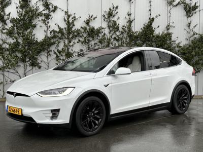 Financial Leas Tesla Model X 75D - 5 zits - wit leder