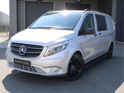 Financial Lease Mercedes-Benz Vito 114 CDI Extra Lang Dubbele cabine Extra beenruimte 19'' inch lichtmetaal 9G Automaat Extra beenruimte Camera