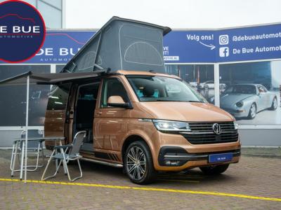 Financial Leas Volkswagen Transporter California Ocean T6.1 2.0 TDI DSG 4Motion Euro 6 Virtual Leder LED Westfalia Copper Bronze Metallic Dealer onderhouden