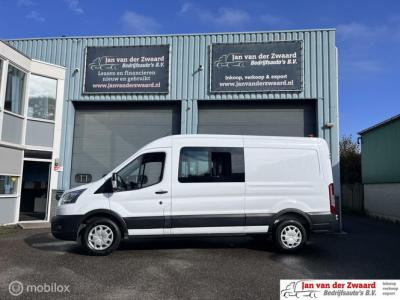 Financial Leas Ford Transit 350 2.0 TDCI Euro 6 L3H2 Ambiente Dubbele Cabine Navi Airco Ceuise control Trekhaak
