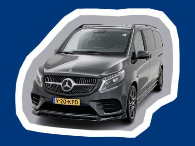 Financial Lease Mercedes-Benz V-Klasse 250d Extra Lang Gratis 12 Maanden Garantie 4-MATIC Avantgarde AMG Maxton Spoilers Styling Dubbele Cabine Leder Dubbele Schuifdeu