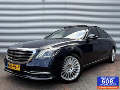 Financial Lease Mercedes-Benz S-Klasse 560e Lang 4Matic Pano Led Carplay Camera 2018 Vol Opties Dealer Onderhouden Eerste Eigenaar Facelift Model
